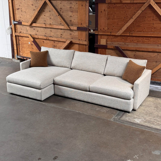 Crate & Barrel Lounge Deep in Taft Cement