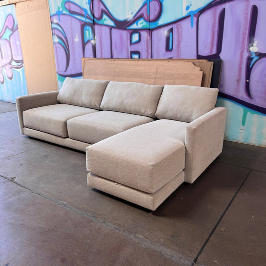 CRATE AND BARREL GATHER SECTIONAL