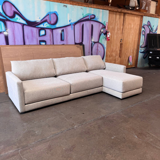 CRATE AND BARREL GATHER SECTIONAL