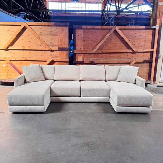 CRATE AND BARREL GATHER U-SHAPE