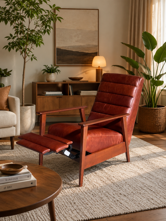 ELLOW RECLINING LOUNGE CHAIR